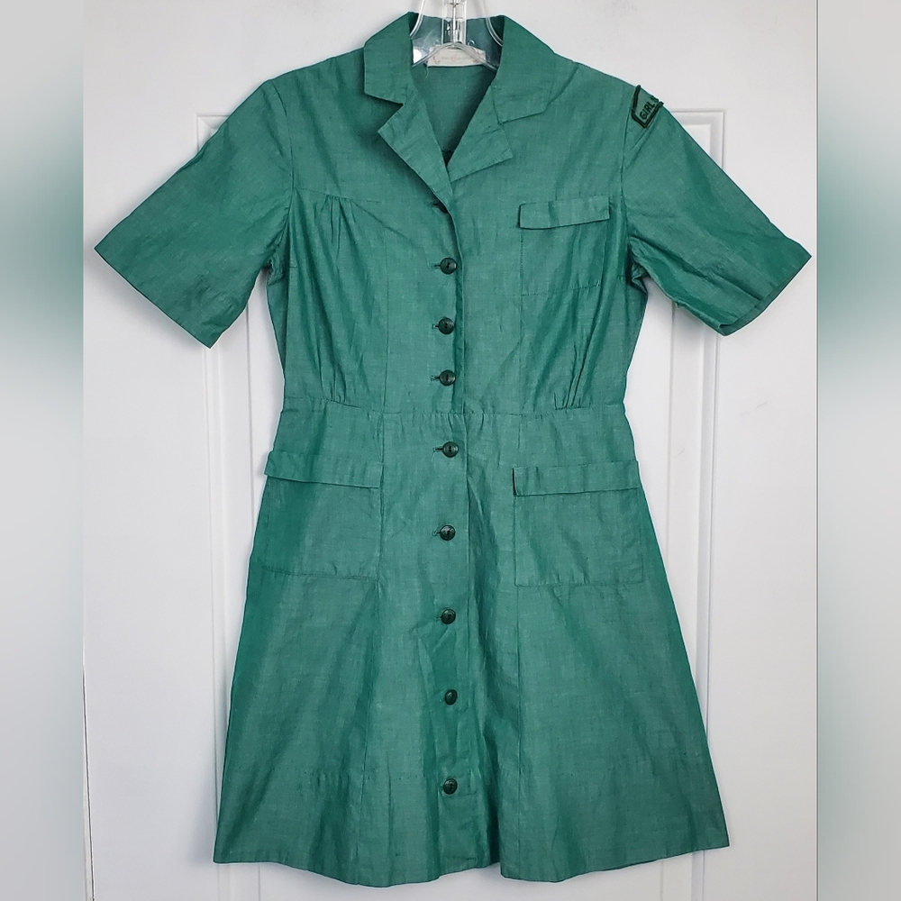 Girl Scouts Vintage 1950s-60s Uniform Dress Arm Patch - No SIZE Tag - EUC